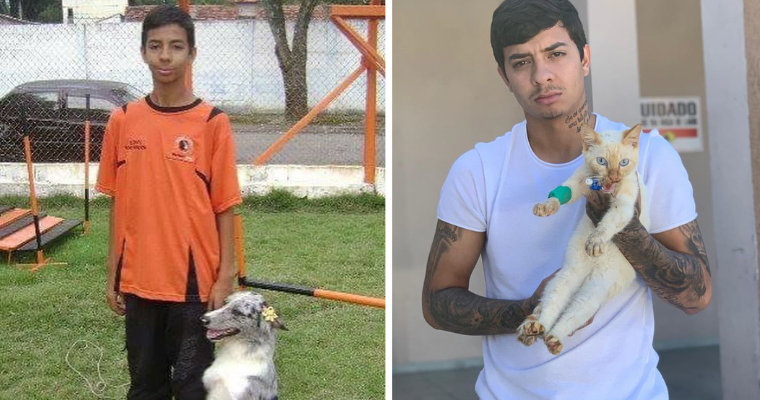 Jovem resgata animais de rua e vítimas de maus-tratos desde os 13 anos