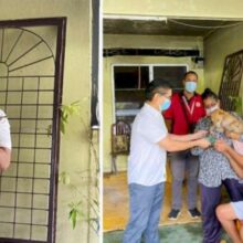 Um cachorro salva a família alertando-os de um incêndio em sua casa