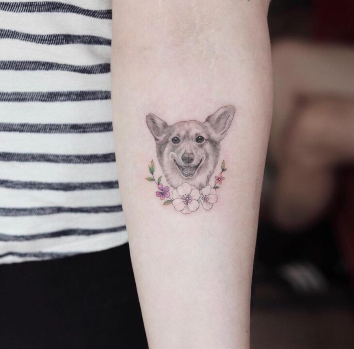 Para você que está procurando tatuagem de cachorro delicada