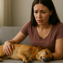 Dona leva cachorro às pressas ao veterinário e descobre algo inacreditável